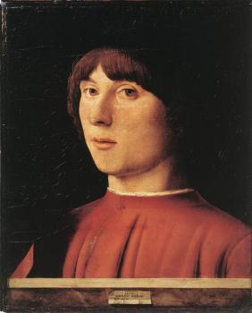 安東內洛 德 梅西納 Portrait of a Man 安東內洛 德 梅西納 Portrait of a Man